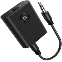 B10S 2 in 1 bluetooth 5.0 Transmitter Receiver TV PC Car Speaker 3.5mm AUX Hifi Music Audio Adapter/Headphones Car Stere