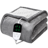 Baban 150*180cm Electric Heated Blanket Heating Bed Blankets Throw with 6 Heating Levels 10 Hours Auto Off Over-Heated P