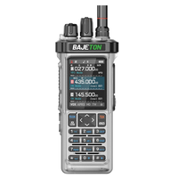 BAJETON BJ-9000 10W Walkie Talkie GPS APRS CB Radio 27MHz Professional Mobile Transceiver with Bluetooth Aviation Band S