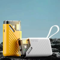 Bakeey 10000mAh 22.5W Digital Display With Cable Large Capacity Power Bank for iPhone 15 14 13 for Xiaomi 14pro for Huaw