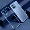 Bakeey for Xiaomi Mi 11 Case 2 in 1 Plating with Airbag Lens Protector Ultra-Thin Anti-Fingerprint Shockproof Transparen