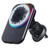 Bakeey Qi2 Magnetic Wireless Car Charger LED Light Holder Mount Magnet Fast Charging Station for iPhone16 15 14 13 12 Pr