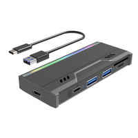 Bakeey S19 M.2 NVME/NGFF SSD Enclosure 10Gbps External Hard Drive USB3.1 Type-C Hub Support 6TB Capacity for M.2 SSD 223