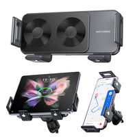 Bakeey S20A 15W Wireless Charger Fast Wireless Charging Bracket Air Outlet Car Holder Mount for iPhone 15 14 13 for Sams