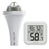 BALDR Digital Swimming Pool Thermometer -9.9-50℃ Range Accurate 360 Degree View Connects to HOMGAR AppIndoor Humidity