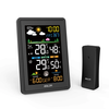 BALDR Wireless Digital Color Display Weather Station Clock Barometer Thermometer Hygrometer Trend Sun Time Forecast Sens