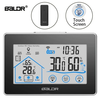BALDR Wireless Weather Station Alarm Clock Touch Screen In/Outdoor Thermometer Hygrometer Forecast Calendar Comfort Indi