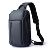 BANGE Chest Bag Men Casual Crossbody Bag Waterproof Shoulder Satchel Multi-Pockets Large Capacity Men