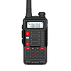 BAOFENG BF-UV10R Plus 10W 4800mAh UV Dual Band Two-way Handheld Radio Black Walkie Talkie 128 Channels LED Flashlight US