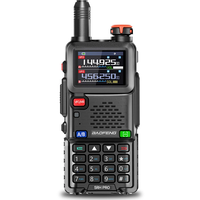 Baofeng UV-5RH PRO GPS Walkie Talkie Multi Band Wireless Copy Frequency NOAA Long Range Two Way Ham Radio Rechargeable P