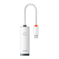 Baseus 100M/1000M USB-C to RJ45 Ethernet Adapter LAN Port For MacBook Pro For Samsung Galaxy S21 5G For XIAOMI 12