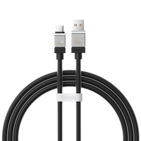 Baseus 100W USB-A to Type-C Cable Fast Charging Data Transmission Copper Core Line 1M/2M Long for Huawei Mate50 for Xiao