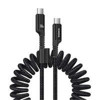 Baseus 1M USB-C to USB-C Cable 100W High Power Delivery Car Fast Charging Data Cable for Charging Phones Tablets And Lap