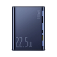 Baseus 22.5W 37Wh 10000mAh Power Bank External Battery Power Supply with 1 Input & 2 Outputs Support SCP FCP QC AFC PE+