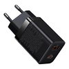 Baseus 30W 2-Port USB PD Charger USB-A+USB-C PD3.0 QC3.0 Apple2.4 BC1.2 Fast Charging Wall Charger Adapter EU Plug for i