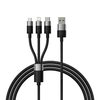 Baseus 3.5A USB-A to Micro/iP/Type-C Cable Fast Charging Data Transmission Tinned Copper Core Line 0.6M Long for iPhone