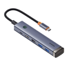 Baseus 6-in-1 Type-C Docking Station USB Adapter with USB-A 3.0*2 / USB-A 2.0 / USB-C 3.0 / PD100W Type-C / HD USB-C Spl