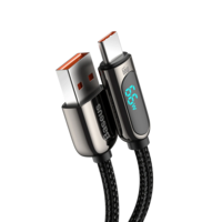 Baseus 66W USB to USB-C Digital Display Cable Fast Charging Data Transmission Cord Line 1/2m long For DOOGEE S88 Pro For