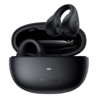 Baseus AirGo AS01 TWS Earclips Headset Wireless bluetooth 5.3 Earphone 10mm Drivers Bass Enhancement Dual Mic ENC Noise