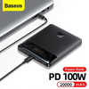 Baseus Blade 100W 74Wh 20000mAh Power Bank External Battery Power Supply with 100W Type-C*2 & 30W USB-A*2 Fast Charging