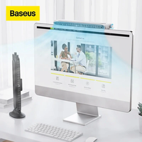 Baseus Bladeless Monitor Fan Screen Clip on USB Fan for Space Saving Stand Up Desk Air Cooler For Home Office Outdoor Ca