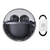Baseus Bowie E5x TWS bluetooth 5.3 Earphone PEEK+PU Diaphragm 4-Mics Call Noise Reduction RGB Light 60ms Low Gaming Late