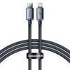 Baseus Crystal Series PD20W Type-C to iP Cable Fast Charging Data Transmission Tinned Copper Core Line 1.2M/2M Long for