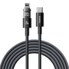 Baseus Display 2 PD20W Type-C to iP LED Display Cable Fast Charging Data Transmission Tin-Plated Copper Core Line 1M/2M
