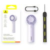 Baseus GoTrip DT1 Mini Turbine Handheld Fan 3 Speed Adjustable Portable Fan 1200mAh Rechargeable Fan for Desktop Outdoor