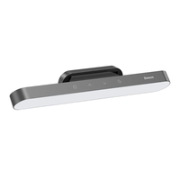 Baseus Magnetic Stepless Dimming Charging Desk Lamp Adjustable Angles One-Touch Control Punch-Free Installation Space Gr