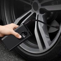 Baseus Portable Inflator Pump Car Air Compressor Smart Digital Tire Pump with LED Light for Car Bike Motorcycle