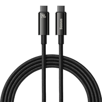 Baseus Tungsten Gold 240W Type-C to Type-C Cable PD3.1 Power Delivery Fast Charging Data Transmission Tinned Copper Core