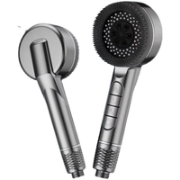Bathroom Booster Shower Head Bath Filter Shower Head Airin Booster Hand Shower Set With Brush Four Functions And Spray G