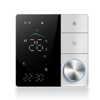 BECA Wireless Matter Smart Thermostat Temperature Controller Wall-mounted 5A/16A Water Gas Boiler Heating Voice Control