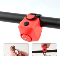 BENGGUO 110dB Bike Electronic Horn Type-C Charging Warning Safety Bicycle Mini Alarm for MTB Handlebar of 22-31.8mm