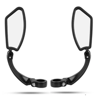 BENGGUO 1pcs MTB Reflection Mirror 360° Rotatable HD Rearview for 20-24mm Handlebar Diameter Bike Riding Accessories