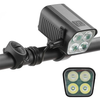BENGGUO 2-in-1 LED Bicycle Front Light with Bell Horn 4 Super Bright LEDs 500mAh Battery Type-C Charging Safe for Night