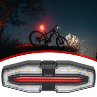 BENGGUO Bike Taillight 5 Light Modes USB-C Rechargeable Waterproof Wear-resistant Bicycle Rear Light with Remote Control