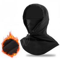 BENGGUO Cycling Windproof Warm Headgear Face Mask Elastic Fleece Breathable Neck Gaiter Hat for Outdoor Sports