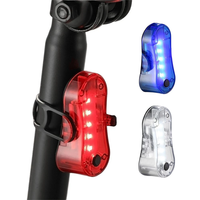 BENGGUO High Brightness Mini Bicycle Taillight 150mAH USB Charging Waterproof 3 Modes Bike Rear Light for Night Riding S