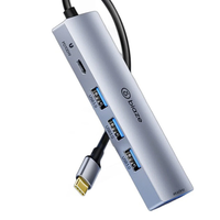 BIAZE 5-in-1 Type-C Docking Station with USB3.0 5Gbps TransmissionPD100W Type-C Fast Charging 4K@60Hz HD USB Hubs Spli