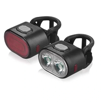 Bike Headlight 100Lm Brightness 300mAh Battery IP66 Waterproof Headlight Taillight for Night Cycling
