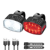 Bike USB Rechargeable Rear Light Front Light Set,  Bicycle Rear Light Led Tail Light For Bicycle Front And Rear Bicycle L