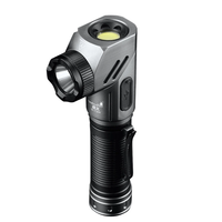 Bikight 1500 Lumens L-shape 21700 LED Flashlight 90° Swivel Emergency Magnetic Work Lamp 21700 Rechargeable Flash Light