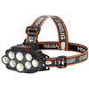 BIKIGHT 4-Modes 8*XPG LED Headlamp USB Rechargeable Long Shoot Camping Head Light 18650 Fishing Lantern Waterproof Head