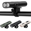 BIKIGHT 400LM 3000mAh Type-C Charging Bicycle Headlight 3 Gears COB Side Light Battery Level Display Waterproof Power Ba