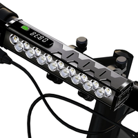 BIKIGHT 5000Lm Super Brightness Bike Headlight 17 LED Lamp Bead Waterproof 4 Light Modes Type-C Fast Charge Aluminum All