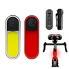 BIKIGHT Bike Taillight 200mAh Battery 5 Light Modes Type-C Rechargeable Waterproof Bicycle Rear Light for Outdoor Cyclin