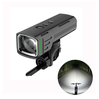 BIKIGHT Digital Display Bike Headlight Near and Far Light Anti-glear Design Type-C Rechargeable Waterproof Cycling for M