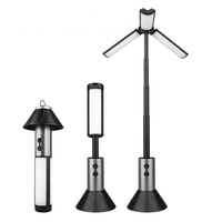 Bikight Folding LED Bright 3 Sided Lamp Telescopic Flashligh Car Repair Working Lights Dimmable Waterproof Outdoor Campi